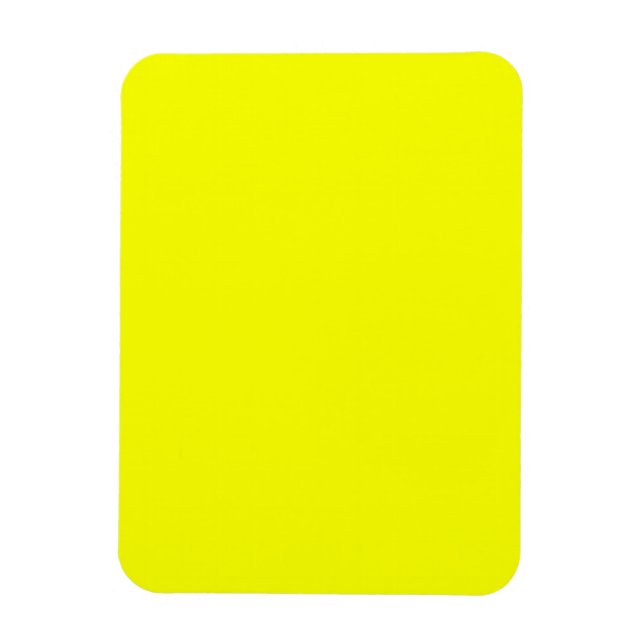 Magnet Flexible Festive Citron Jaune Couleur Personnaliser Ceci! (Vertical)