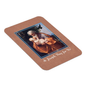 Magnet Flexible Fête de Saint-Joseph avec Jésus enfant
