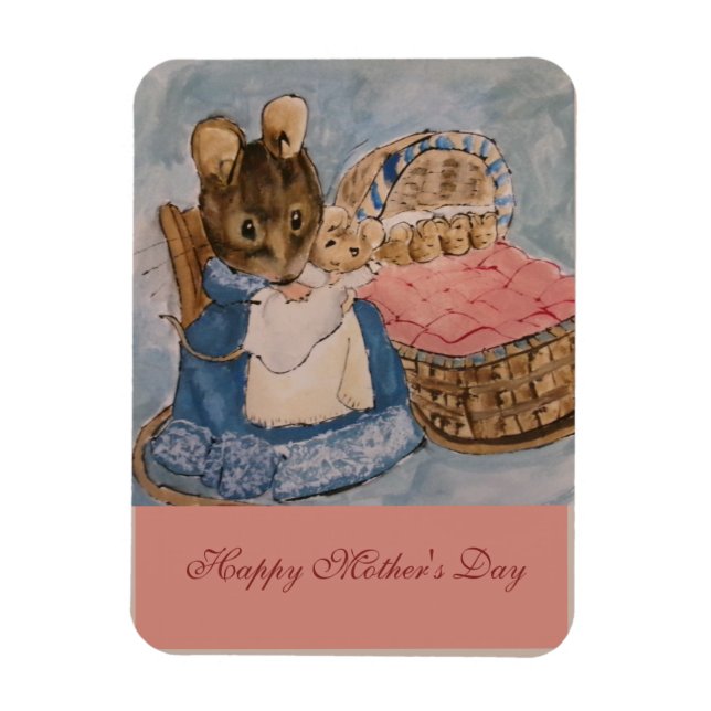 Magnet Flexible Fête des mères Beatrix Potter  (Vertical)