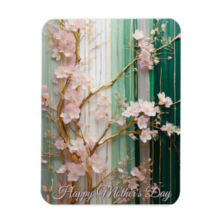 Magnet Flexible Fête des Mères Cerisiers en Fleurs Mur