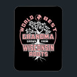 Magnet Flexible Fête des pères | Meilleure grand-mère au monde<br><div class="desc">Fête des pères | Meilleure grand-mère au monde</div>