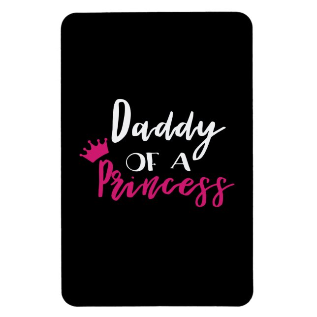 Magnet Flexible Fête des pères Papa D'Une Princesse (Vertical)