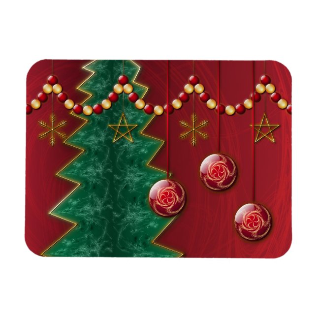 Magnet Flexible Fête factice Noël Aimant flexible (Horizontal)