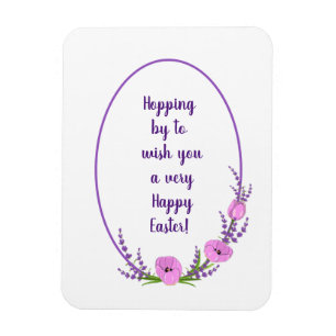 Magnet Flexible Fêtes romantiques couronnes Tulip fleurs Pâques
