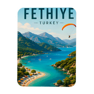 Magnet Flexible Fethiye Turquie Côte Turquoise Méditerranée