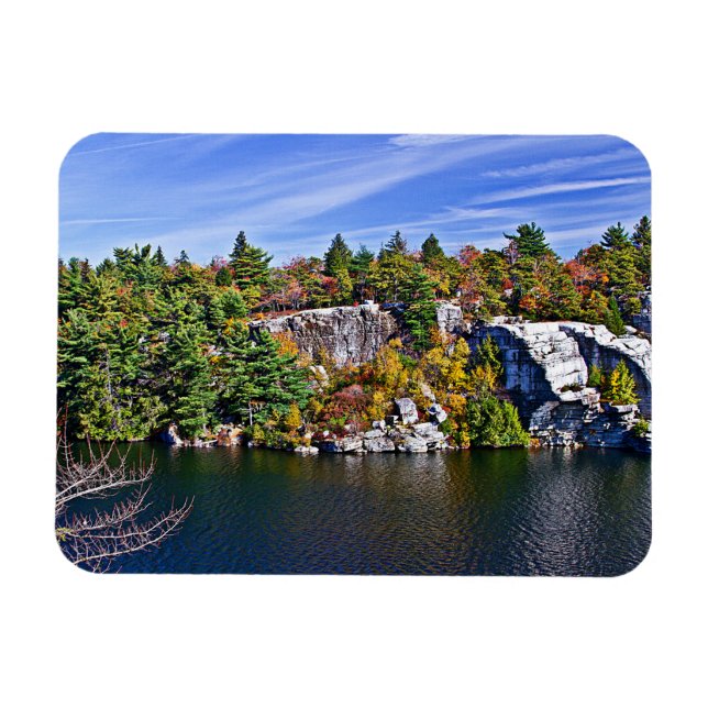 Magnet Flexible Feuillage d'automne autour de lac Minnewaska (Horizontal)