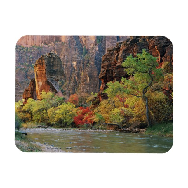 Magnet Flexible Feuillage d'automne le long de la rivière Virgin p (Horizontal)