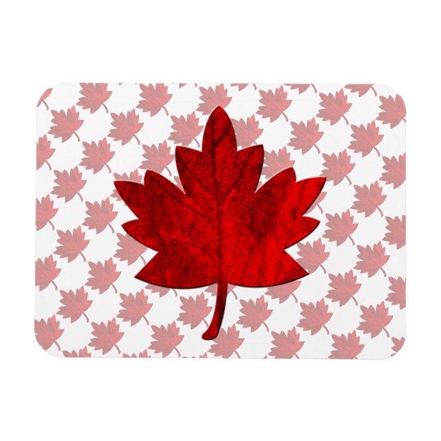 Magnet Flexible Feuille d'érable du Canada par Shirley Taylor (Horizontal)