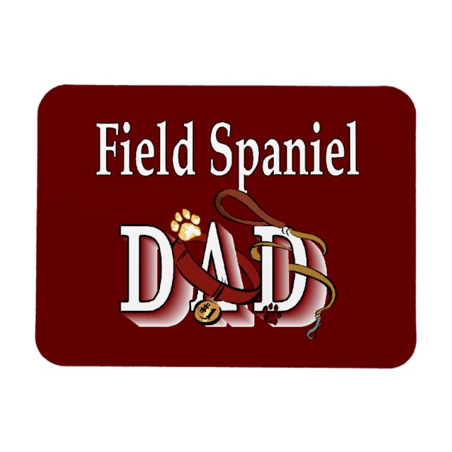 Magnet Flexible Field Spaniel Papa (Horizontal)
