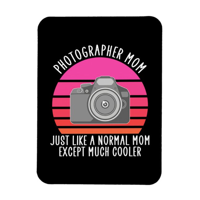 Magnet Flexible Fier photographe maman (Vertical)