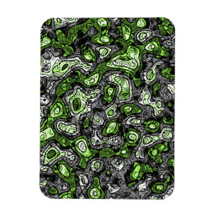 Magnet Flexible Fier trippy grunge funky abstrait agender Pride