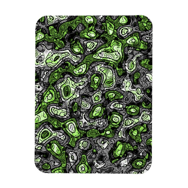 Magnet Flexible Fier trippy grunge funky abstrait agender Pride (Vertical)