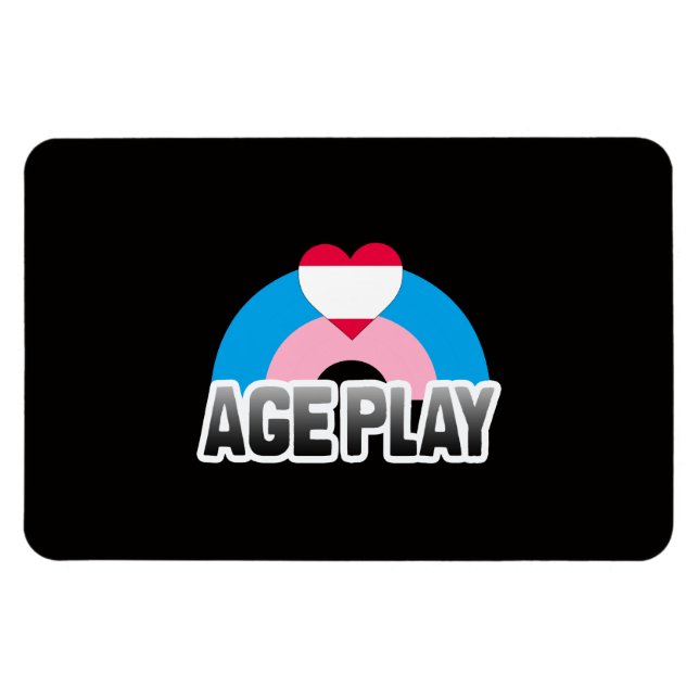 Magnet Flexible Fierté de jeu d'âge (Horizontal)