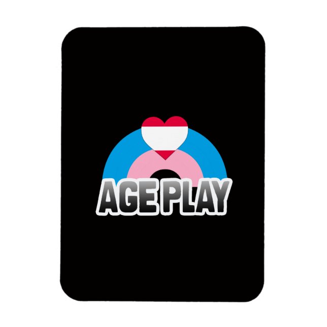 Magnet Flexible Fierté de jeu d'âge (Vertical)