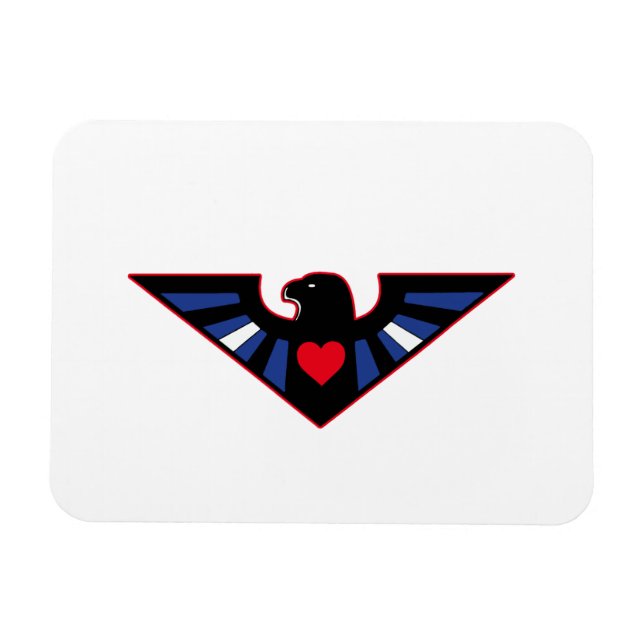 Magnet Flexible Fierté de l'aigle en cuir (Horizontal)