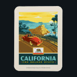 Magnet Flexible Fierté de l'État | Californie 2<br><div class="desc">Anderson Design Group est une société d'illustration et de conception de pointe située à Nashville,  au Tennessee. Founder Joel Anderson Directives Team of talented artists to create original poster art that looks like classic vintage publicité prints from the 1920s to the 1960s.</div>