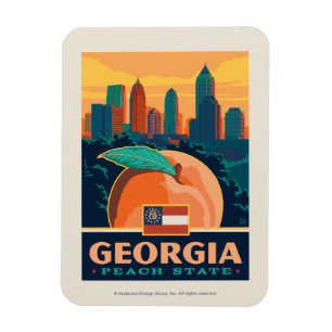 Magnet Flexible Fierté de l'État   Géorgie