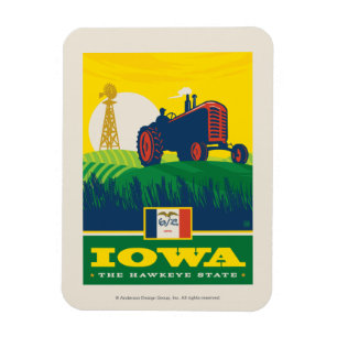 Magnet Flexible Fierté de l'État Iowa