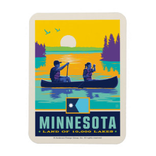 Magnet Flexible Fierté de l'État Minnesota