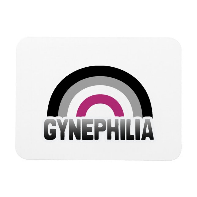 Magnet Flexible Fierté gynéphile (Horizontal)