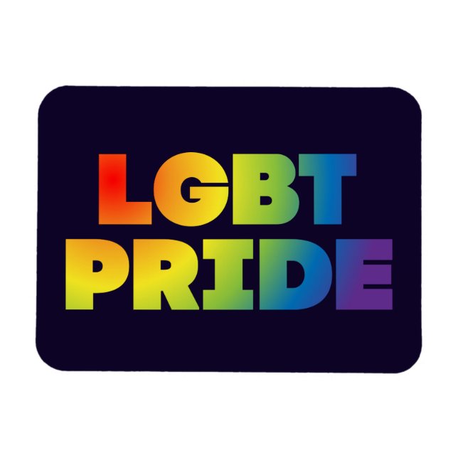 MAGNET FLEXIBLE FIERTÉ LGBT (Horizontal)