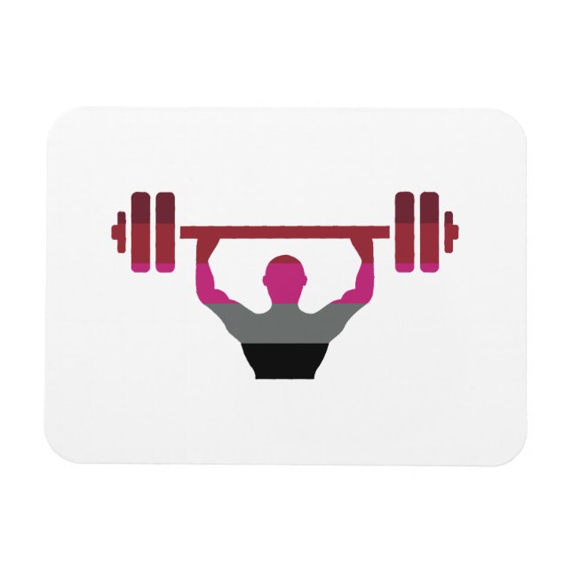Magnet Flexible Fierté musculaire (Horizontal)