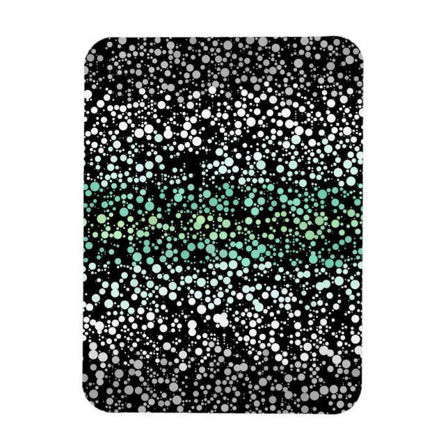 Magnet Flexible Fierté paragendre Mod Rétro Farfelu Groovy Bohème (Vertical)