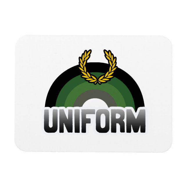 Magnet Flexible Fierté uniforme (Horizontal)