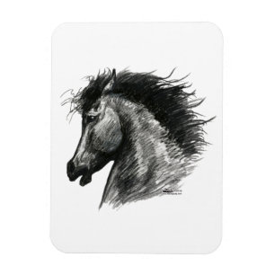 Magnet Flexible Fiery Wild Horse
