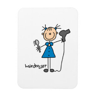 Magnet Flexible Figurine de coiffeur