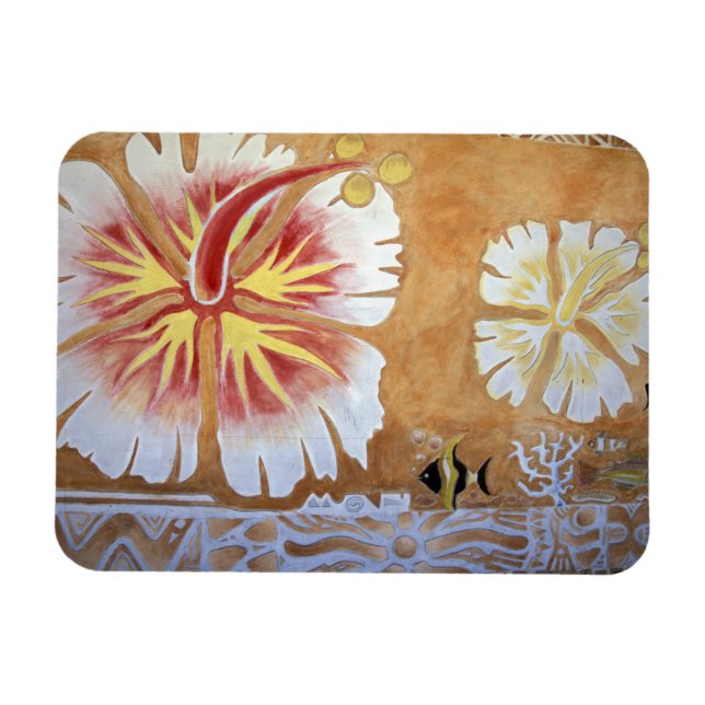 Magnet Flexible Fiji, art mural. (Horizontal)