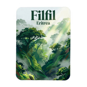 Magnet Flexible Filfil Solomuna (Ceinture Verte) Érythrée