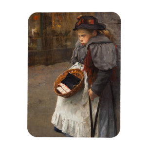 Magnet Flexible Fille aux allumettes Pauvre gamin des rues Pauvret