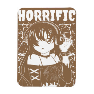 Magnet Flexible Fille d'anime Edge "Horrifique" Vêtements de rue G
