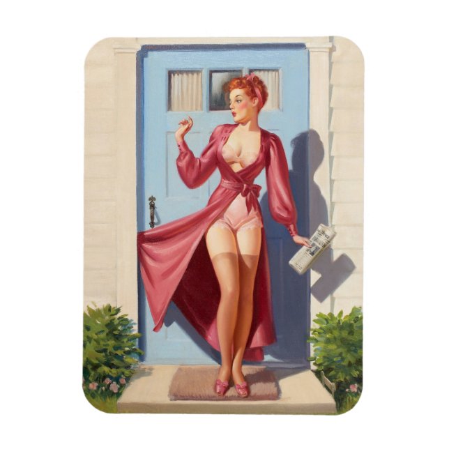 Magnet Flexible Fille de couverture du journal du matin (Vertical)