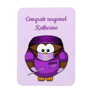 Magnet Flexible fille de hibou chirurgien