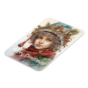 Magnet Flexible Fille de Noël Custom 19 de 25