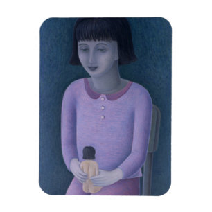 Magnet Flexible Fille et poupée 2003