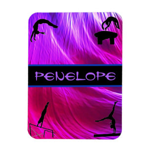 Magnet Flexible Filles Gymnastique Événements Abstraits