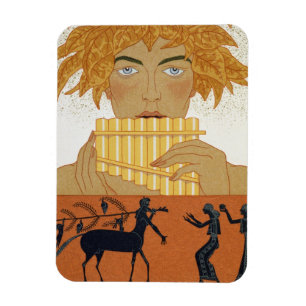 Magnet Flexible Filtrez le joueur de pipeau, illustration de "Les