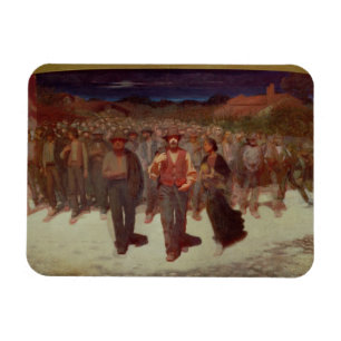 Magnet Flexible Fiumana (La Marée Humaine) 1895-96 (huile sur toil