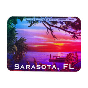 Magnet Flexible FL Beach Sunset - Gulf of Mexico