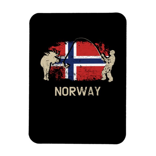 Magnet Flexible Flag norvégien (Vertical)