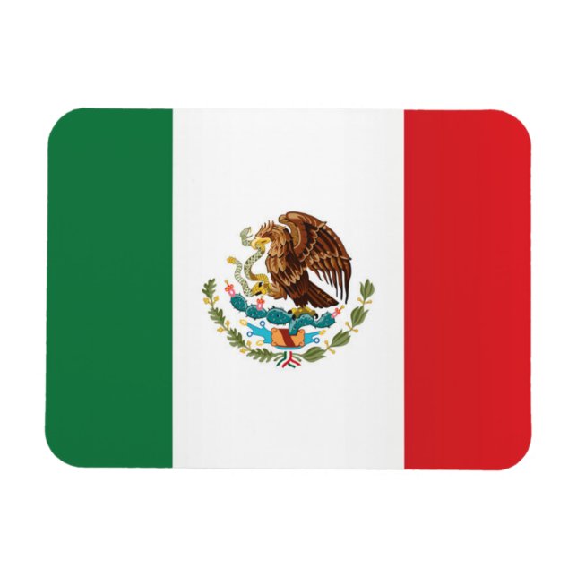 Magnet Flexible Flag of Mexico (Horizontal)