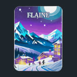 Magnet Flexible Flaine : Art Moderne dans les Alpes enneigées<br><div class="desc">Flaine,  éclatante étoile des Alpes,  se dresse audacieuse dans le paysage. Les skieurs glissent avec aisance,  les bâtiments modernes apportent une touche contemporaine. La nuit,  la station s'illumine en un scintillement vibrant,  créant une atmosphère cosmopolite sous un ciel étoilé,  une invitation à explorer l'hiver dans toute sa modernité.</div>