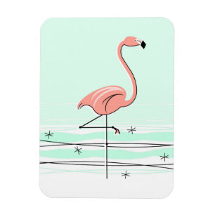 Magnet Flexible Flamant rose Aqua aimant flexible