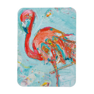 Magnet Flexible Flamant rose brillant