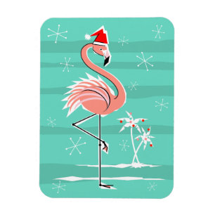 Magnet Flexible Flamant rose de Noël Aimant de bande flexible