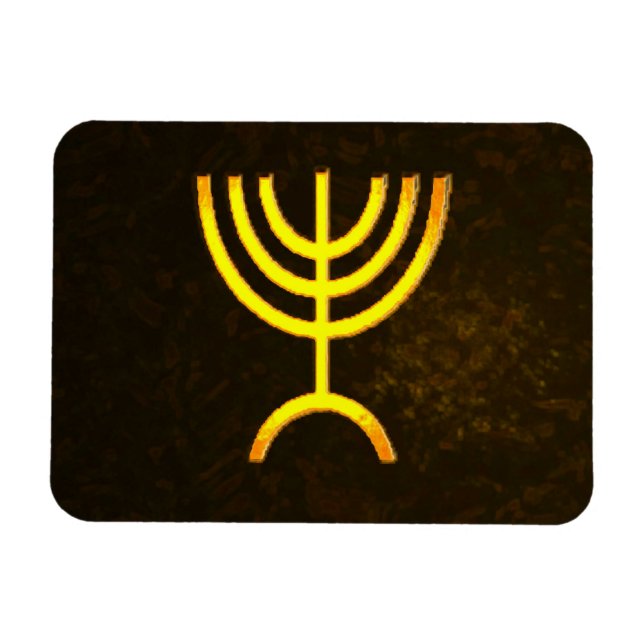 Magnet Flexible Flamme de Menorah (Horizontal)