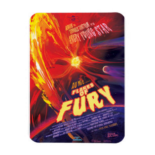 Magnet Flexible Flares Of Fury Poster, Au Microscopii.